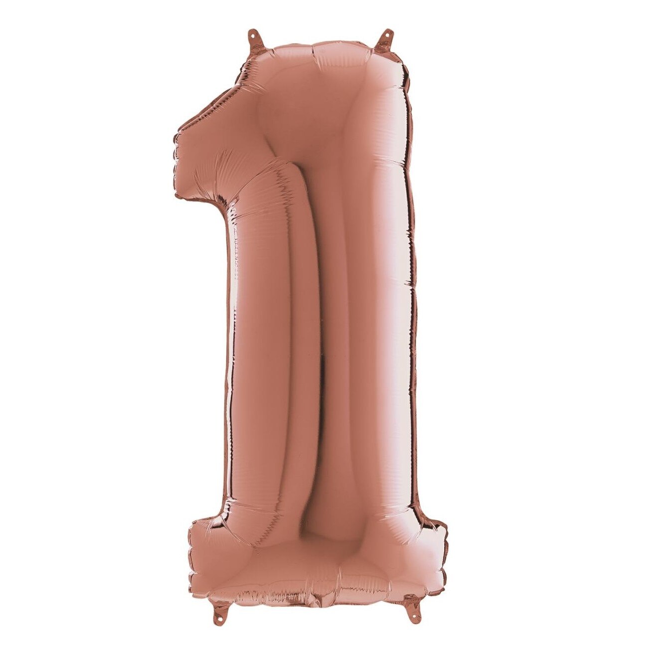 Balon folie cifra 1 rose gold 66 cm